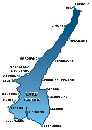 Lake Garda Map